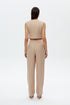Practical Beige V Neck Vest